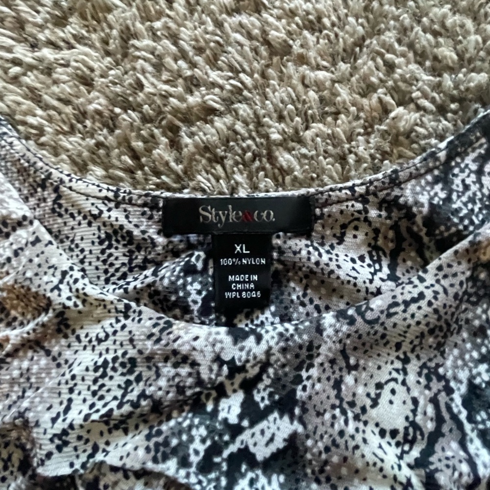 Style & Co. Ruffled Blouse - Picture 3 of 3